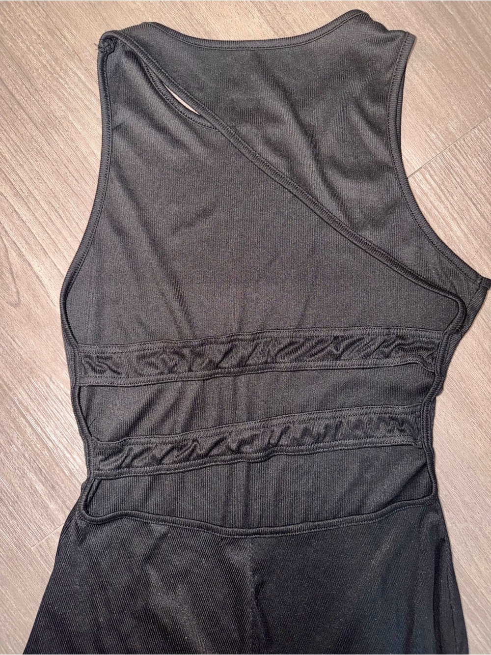 SHEIN Asymmetric Capri High-neck Jumpsuit